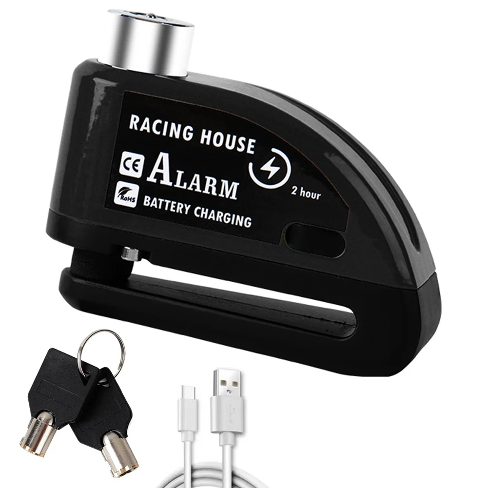 Bicycle Disc Brake Lock Portable Anti-theft Alarm Electric Car Safety — image 3