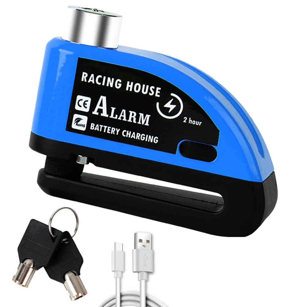 Bicycle Disc Brake Lock Portable Anti-theft Alarm Electric Car Safety — image 2