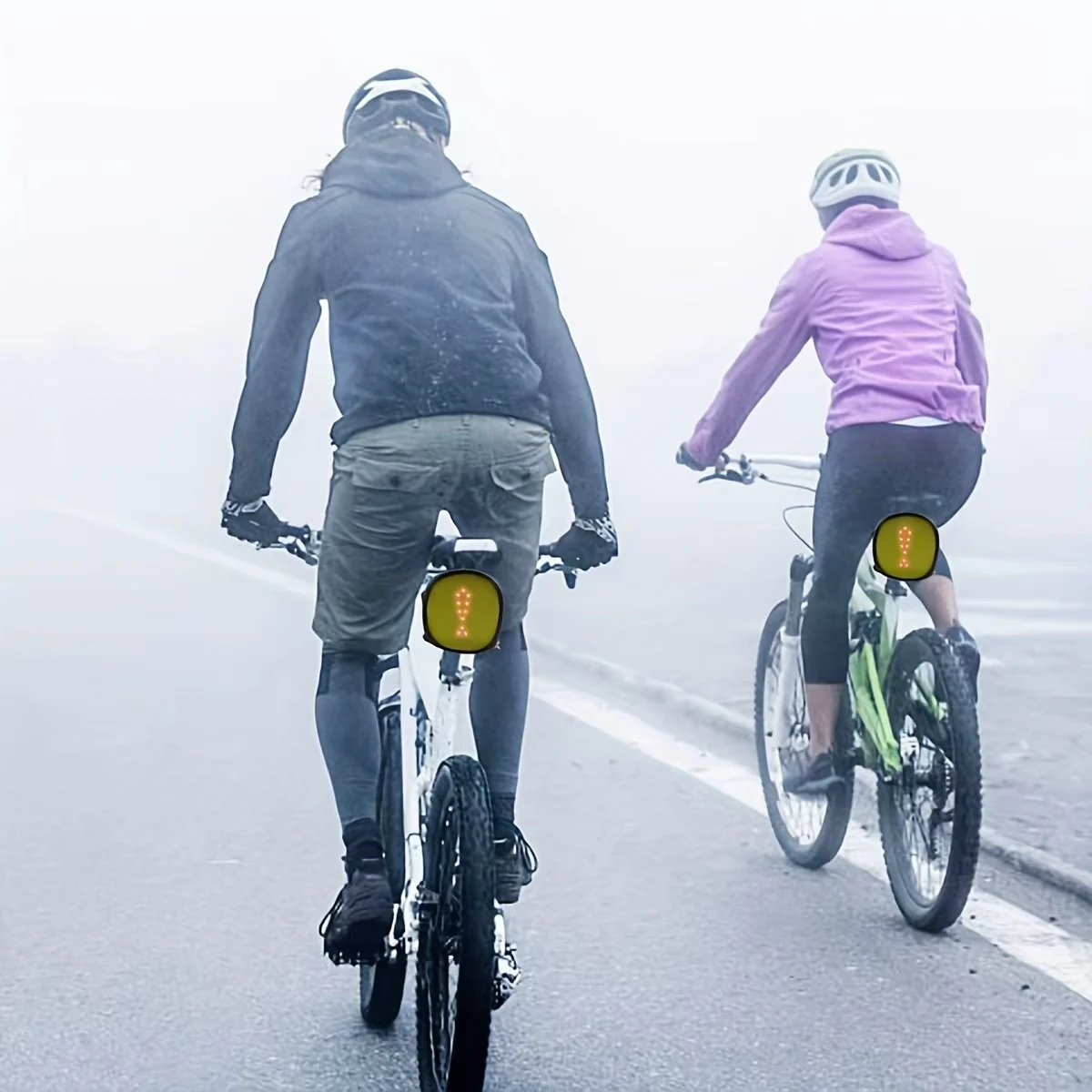 Bicycle LED Light-emitting Package Wirelessremote Control Ridingled Turn Signal Strap… — image 4