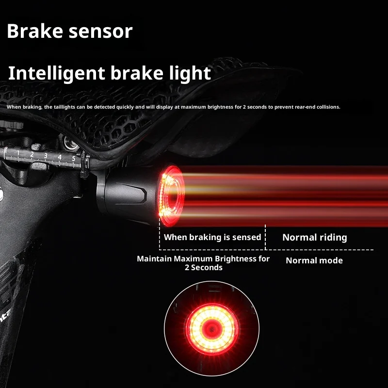 Bicycle Tail Light With Long Battery Life For Mountain Bike Night Riding — image 4
