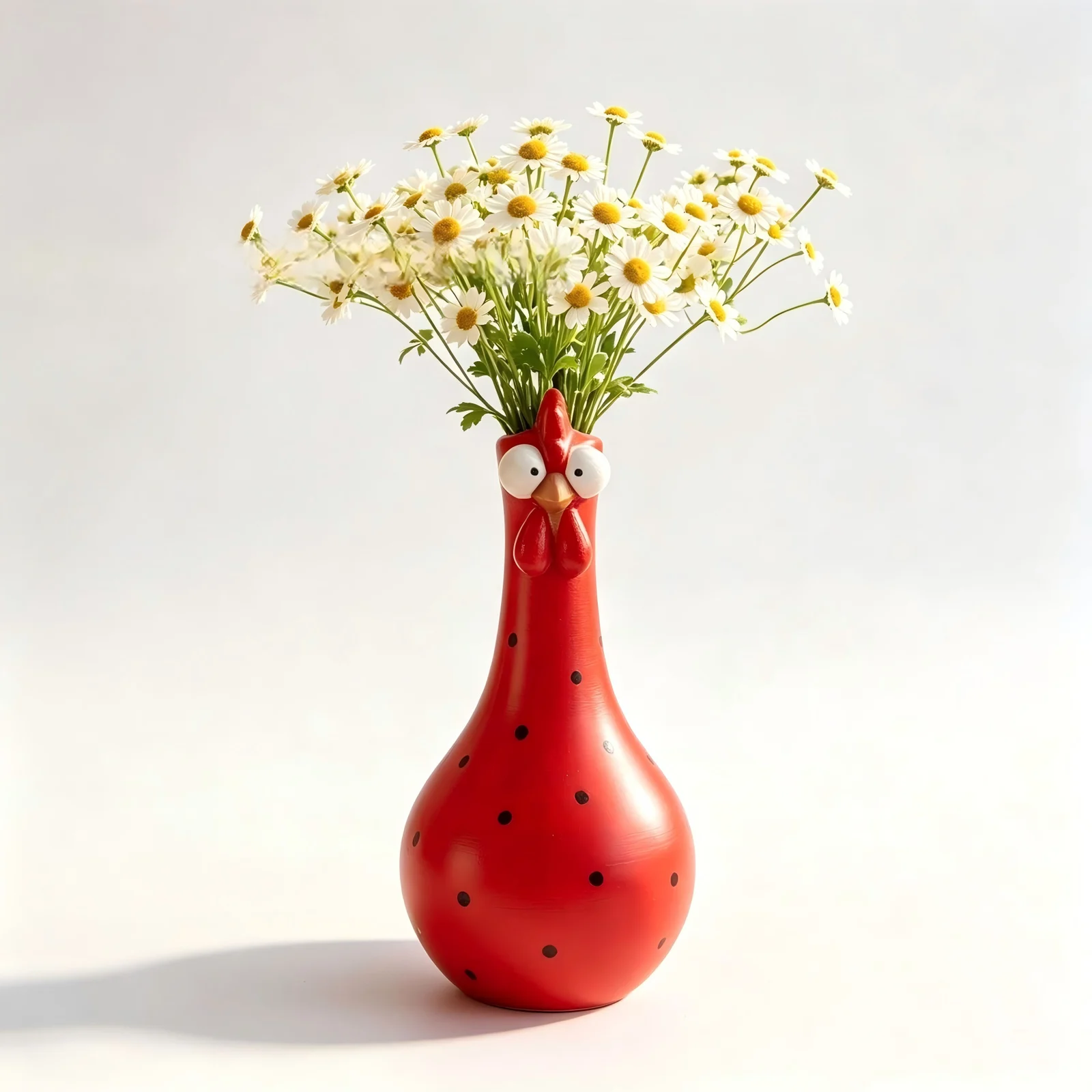 Big-eyed Chicken Vase Resin Craft Decoration — image 4