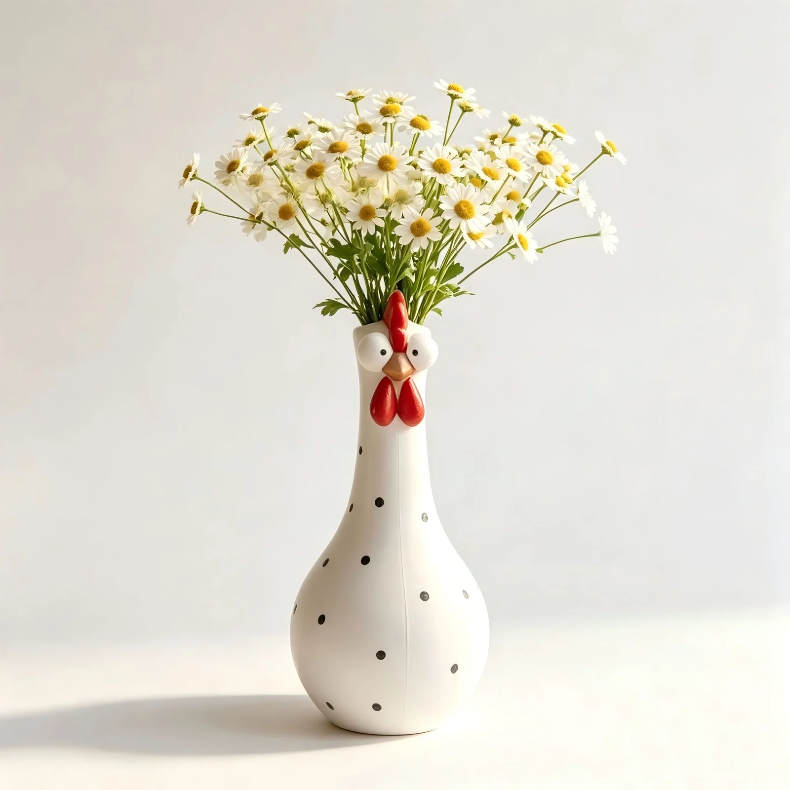Big-eyed Chicken Vase Resin Craft Decoration — image 6