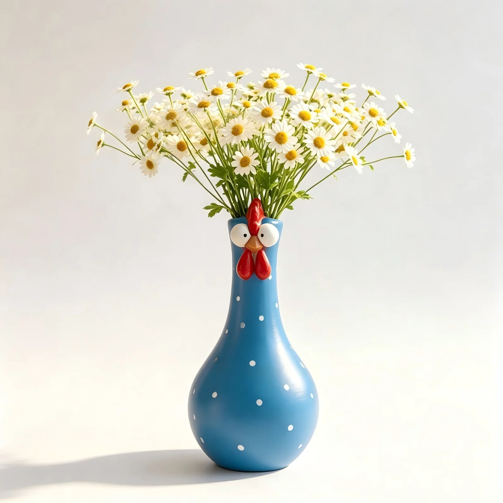 Big-eyed Chicken Vase Resin Craft Decoration — image 7