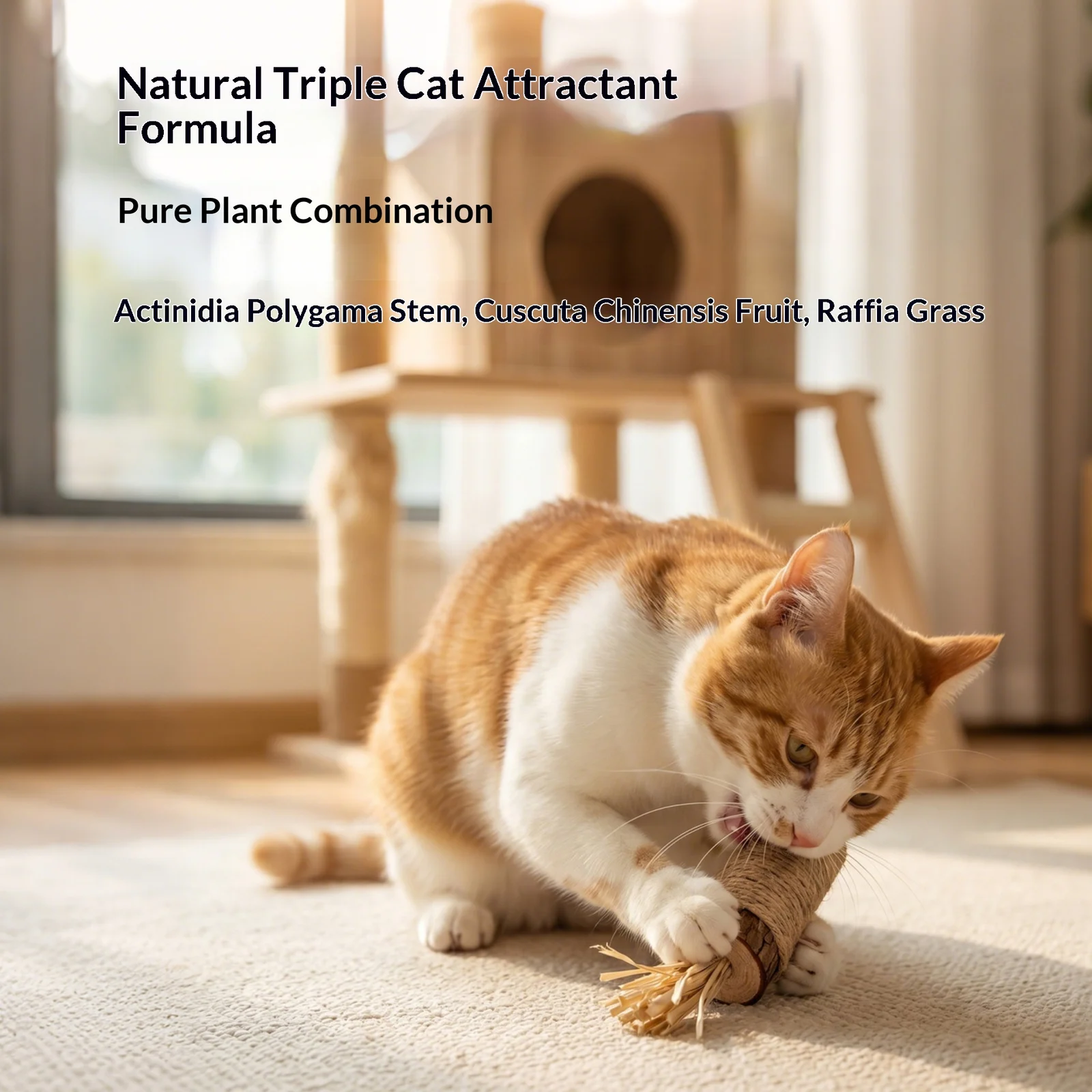 Big Mac Cat Toy With Catnip Self Entertaining Stress Relieving Teething And Play Stick — image 1