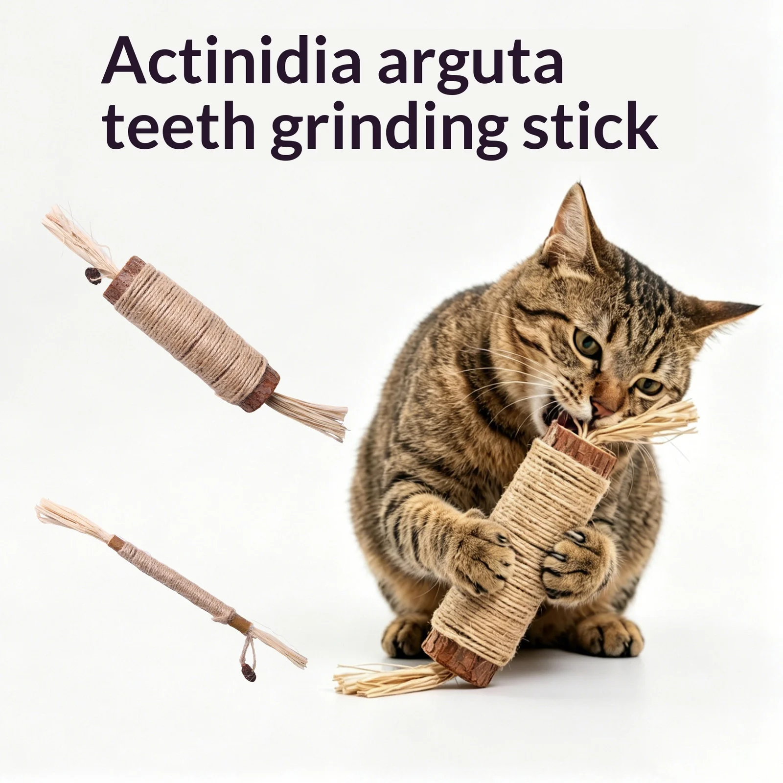 Big Mac Cat Toy With Catnip Self Entertaining Stress Relieving Teething And Play Stick — image 5