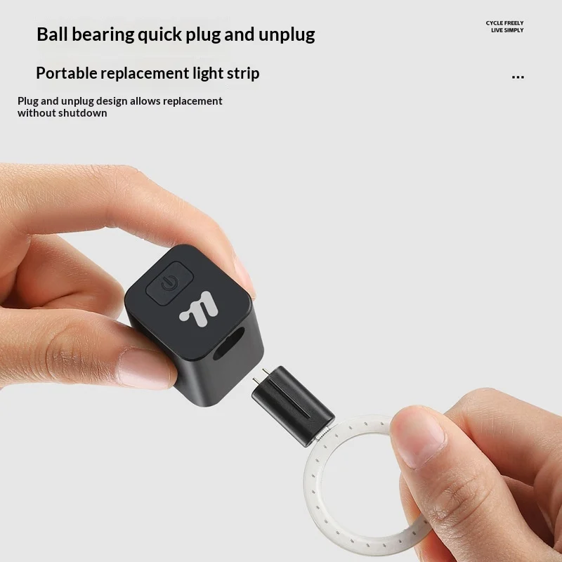 Bike Tail Lightplug-in Bicycle Light For Mountain Bikes And Road Bikesflowing Cycling Gear — image 7