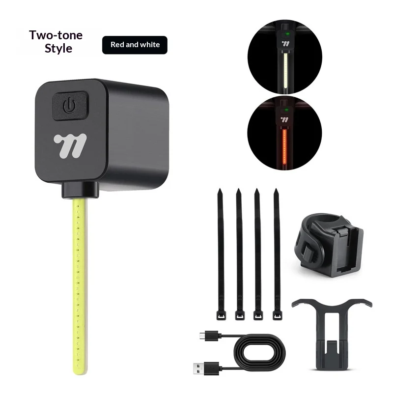 Bike Tail Lightplug-in Bicycle Light For Mountain Bikes And Road Bikesflowing Cycling Gear — image 6
