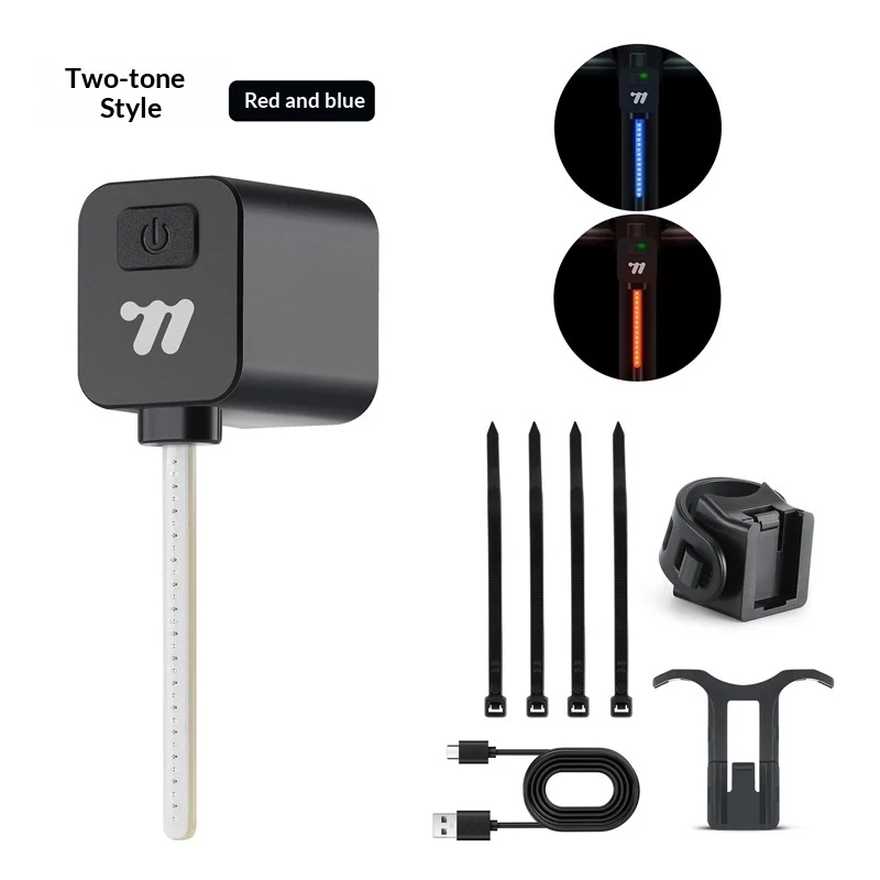 Bike Tail Lightplug-in Bicycle Light For Mountain Bikes And Road Bikesflowing Cycling Gear — image 5