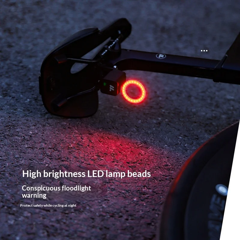 Bike Tail Lightplug-in Bicycle Light For Mountain Bikes And Road Bikesflowing Cycling Gear — image 2