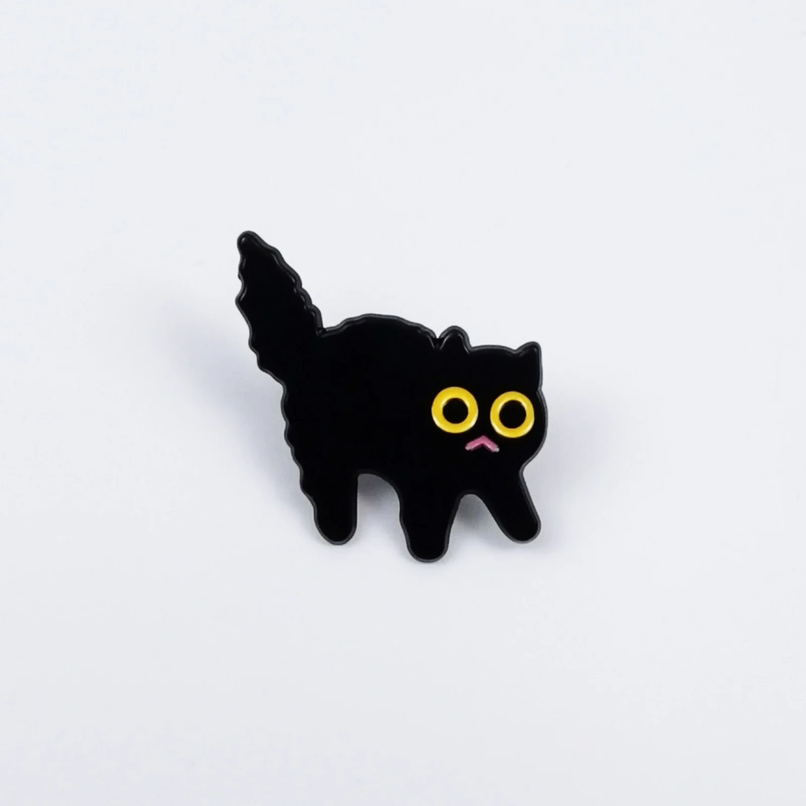 Black Catstyle Brooch, Versatile And Niche, Made Of Alloy For Clothing — variant image