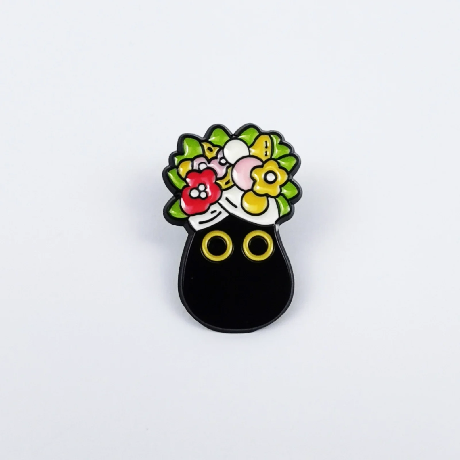 Black Catstyle Brooch, Versatile And Niche, Made Of Alloy For Clothing — variant image
