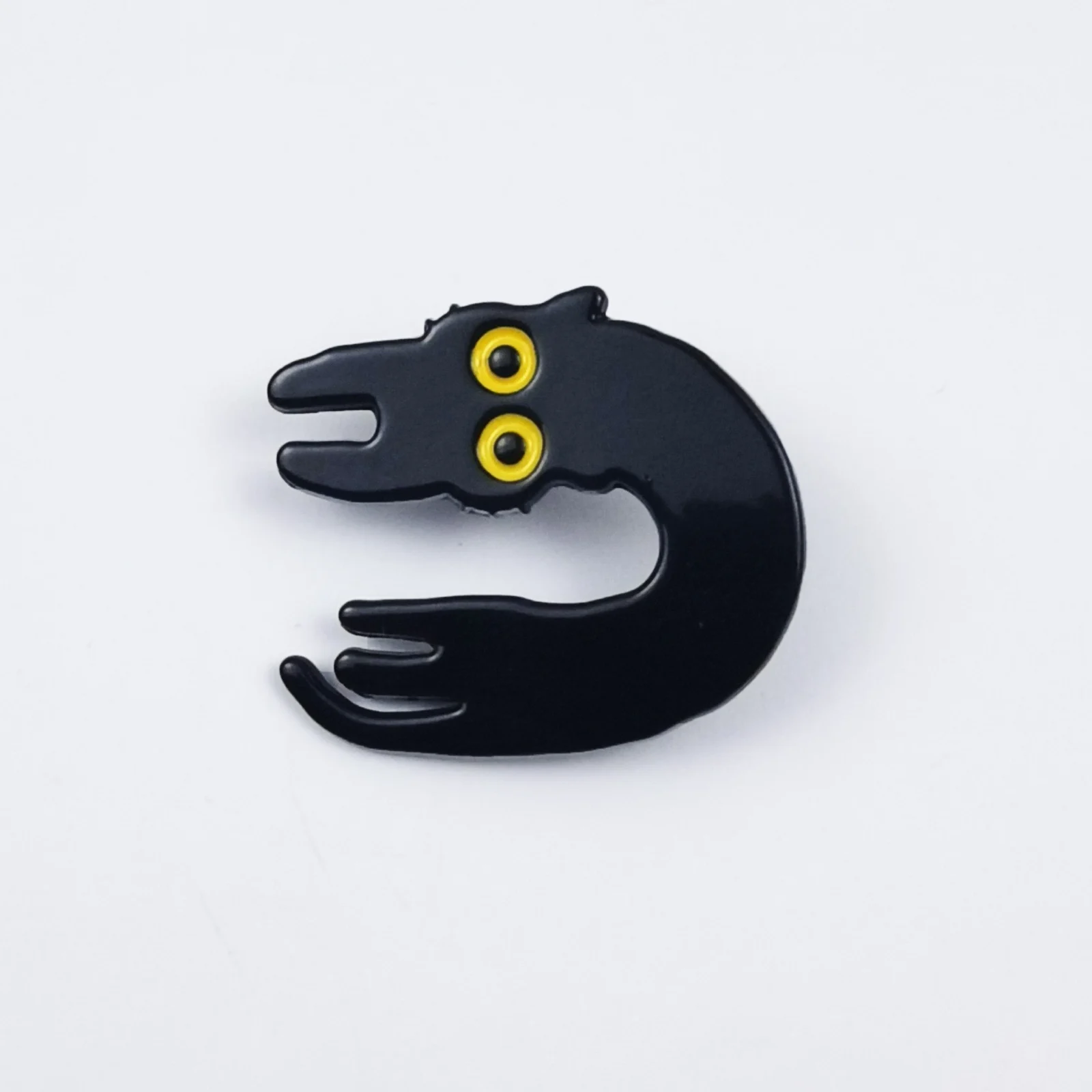 Black Catstyle Brooch, Versatile And Niche, Made Of Alloy For Clothing — variant image