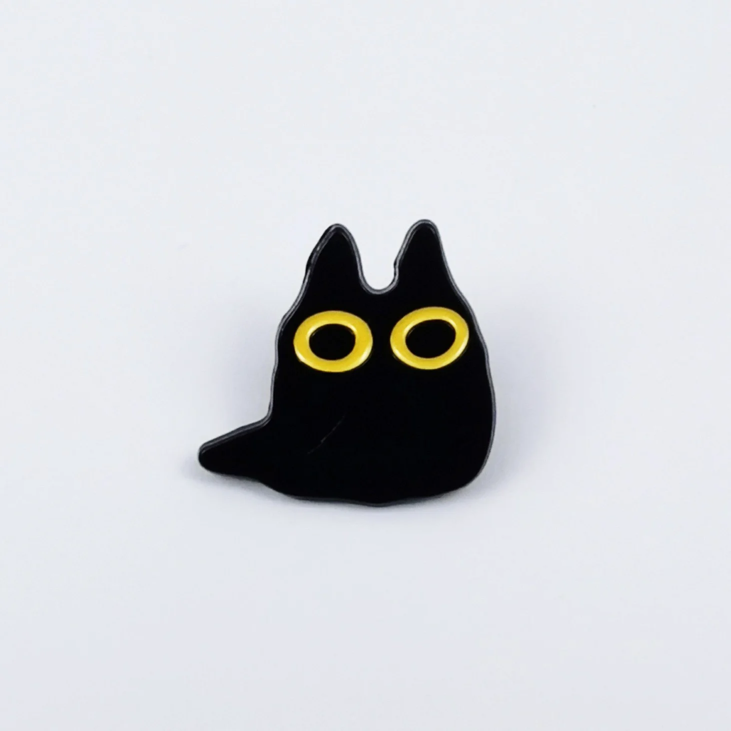Black Catstyle Brooch, Versatile And Niche, Made Of Alloy For Clothing — variant image