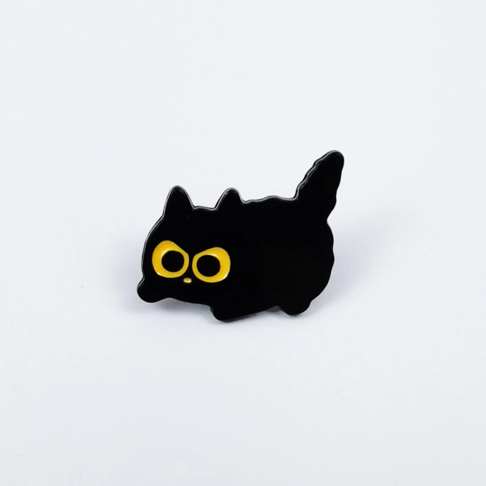 Black Catstyle Brooch, Versatile And Niche, Made Of Alloy For Clothing — variant image