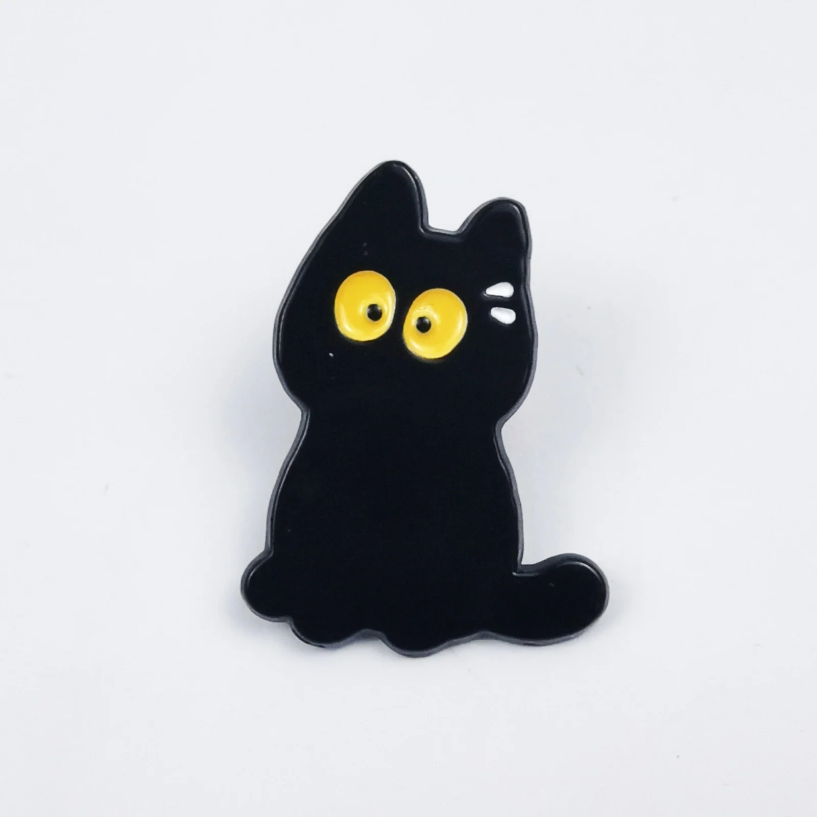Black Catstyle Brooch, Versatile And Niche, Made Of Alloy For Clothing — variant image