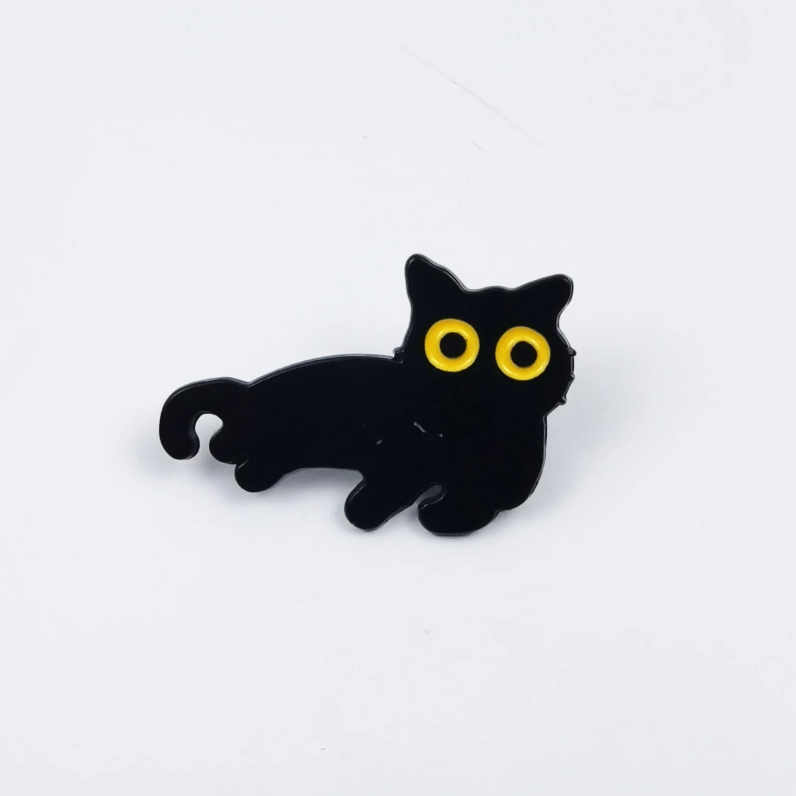 Black Catstyle Brooch, Versatile And Niche, Made Of Alloy For Clothing — image 4