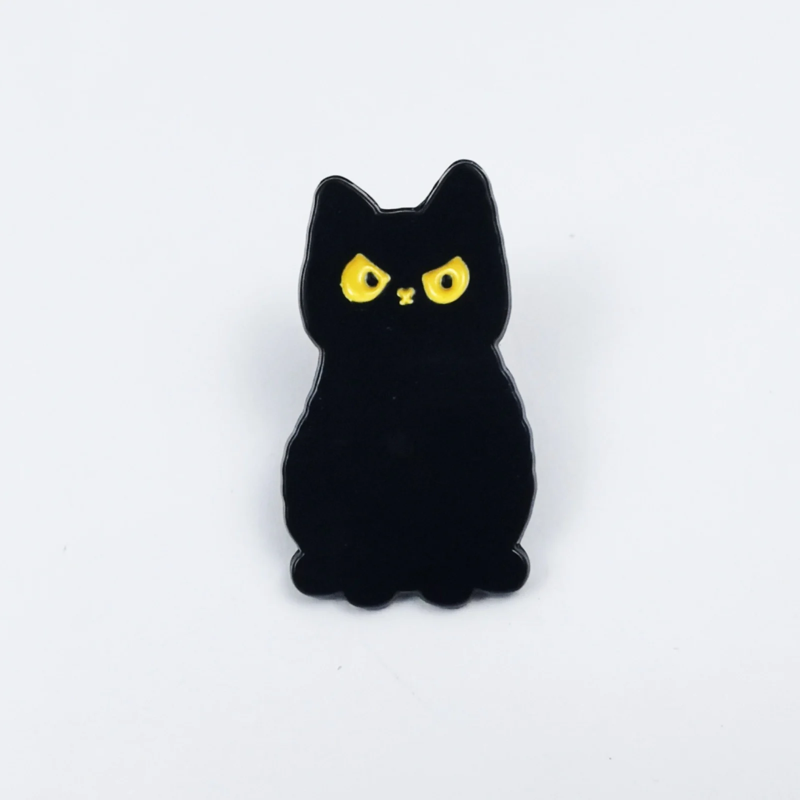 Black Catstyle Brooch, Versatile And Niche, Made Of Alloy For Clothing — variant image
