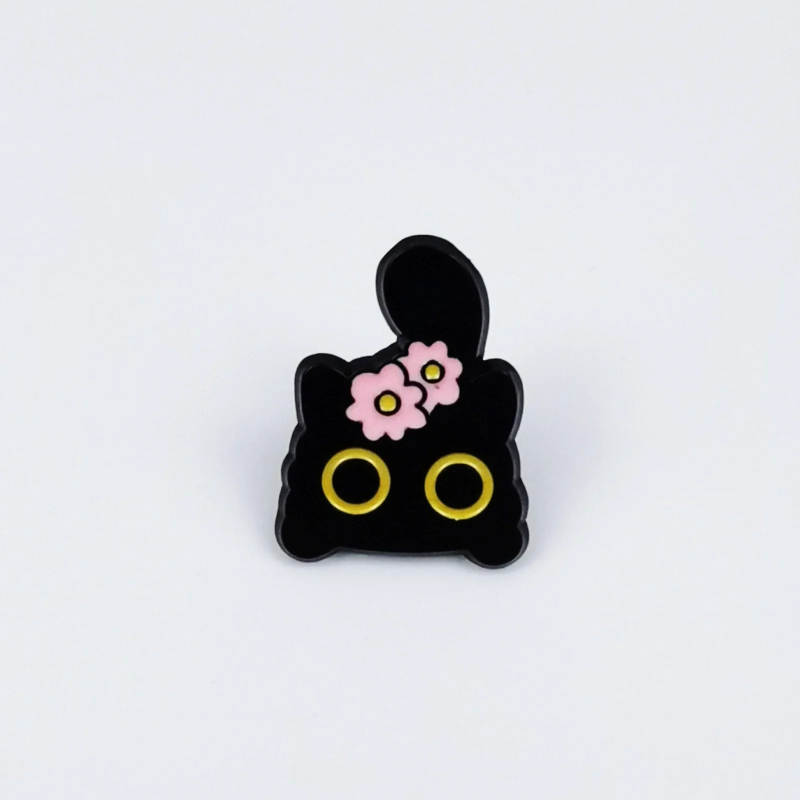 Black Catstyle Brooch, Versatile And Niche, Made Of Alloy For Clothing — variant image