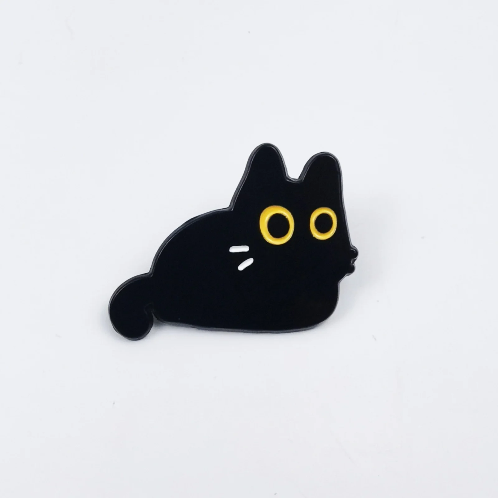 Black Catstyle Brooch, Versatile And Niche, Made Of Alloy For Clothing — variant image
