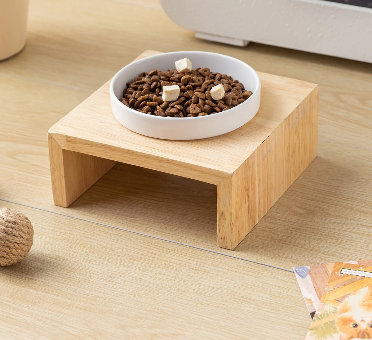 Black Ceramic Anti-spill Pet Bowl, Cat & Dog Food Water Dish. — image 9