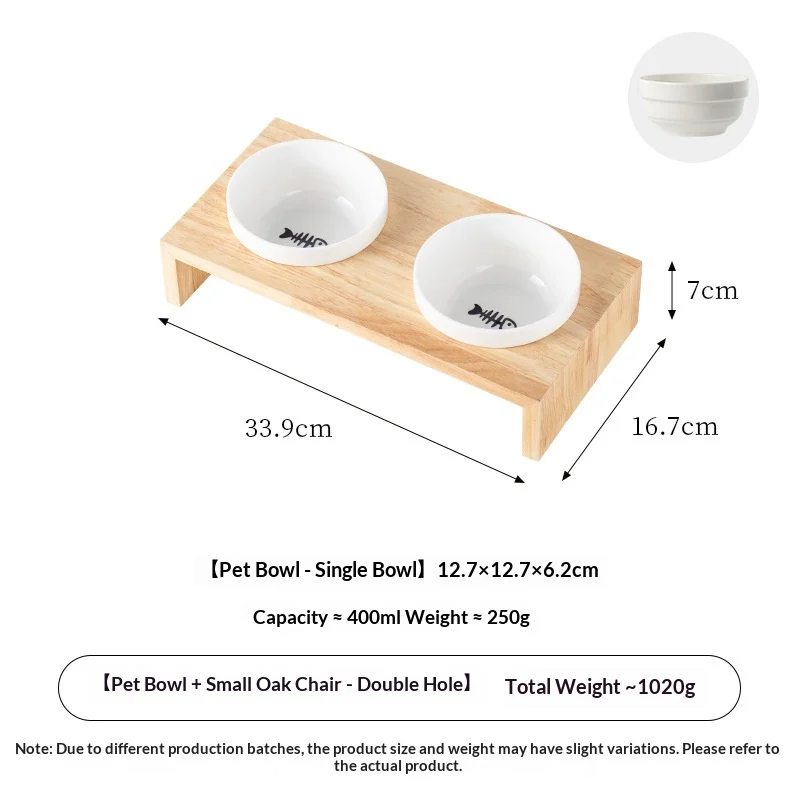 Black Ceramic Anti-spill Pet Bowl, Cat & Dog Food Water Dish. — image 24