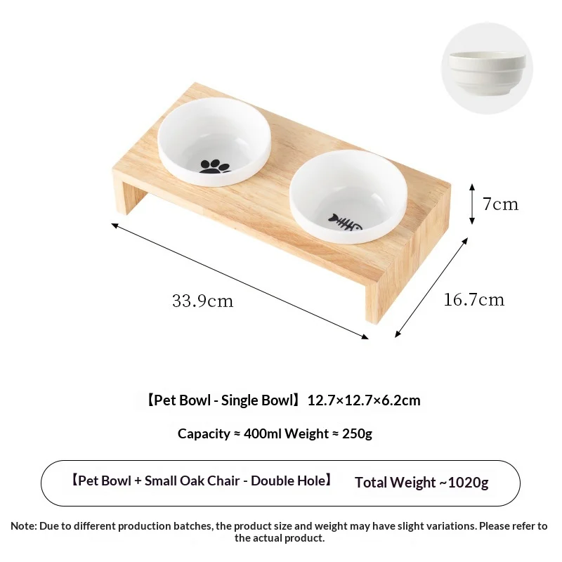 Black Ceramic Anti-spill Pet Bowl, Cat & Dog Food Water Dish. — image 15