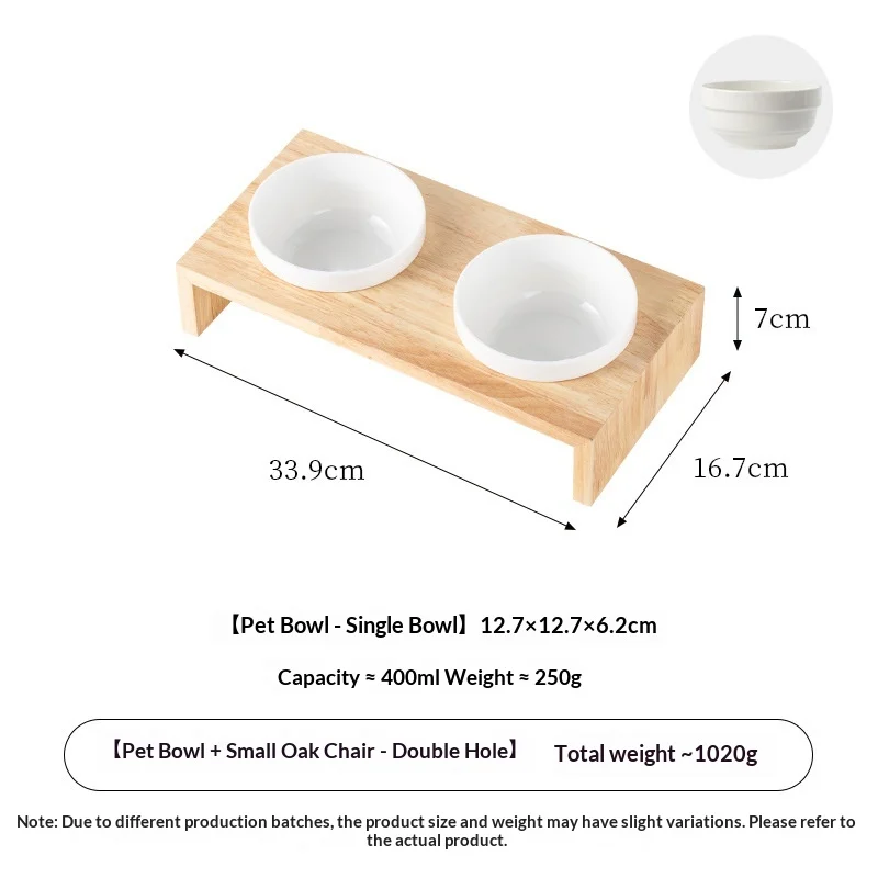 Black Ceramic Anti-spill Pet Bowl, Cat & Dog Food Water Dish. — image 23