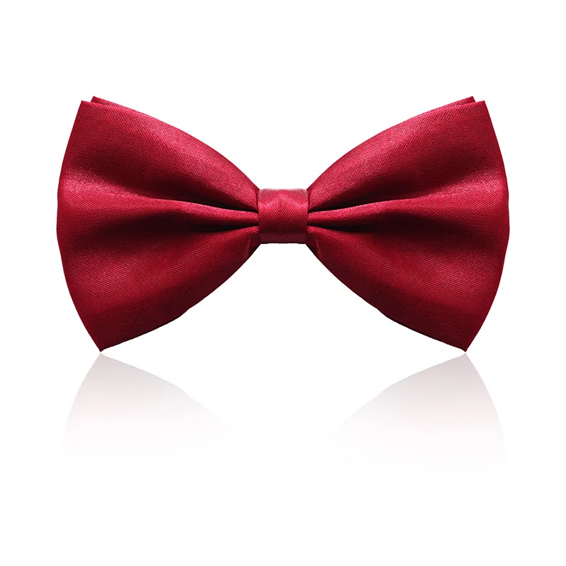 Black Double-layered Bow Tie For Suits — image 3