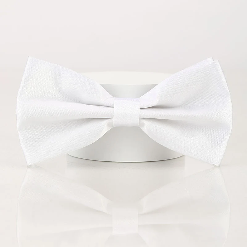 Black Double-layered Bow Tie For Suits — image 6