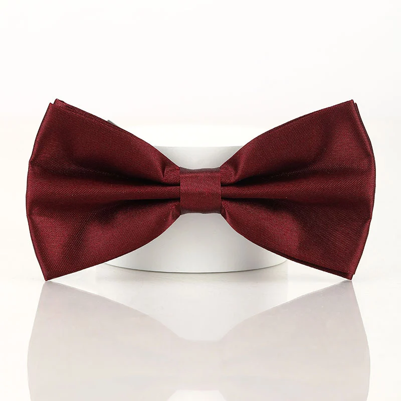 Black Double-layered Bow Tie For Suits — image 4