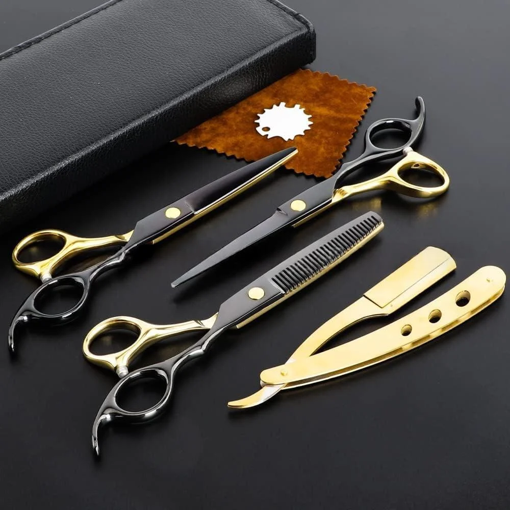 Black Gold Hairdressing Razor Barber Set — image 6