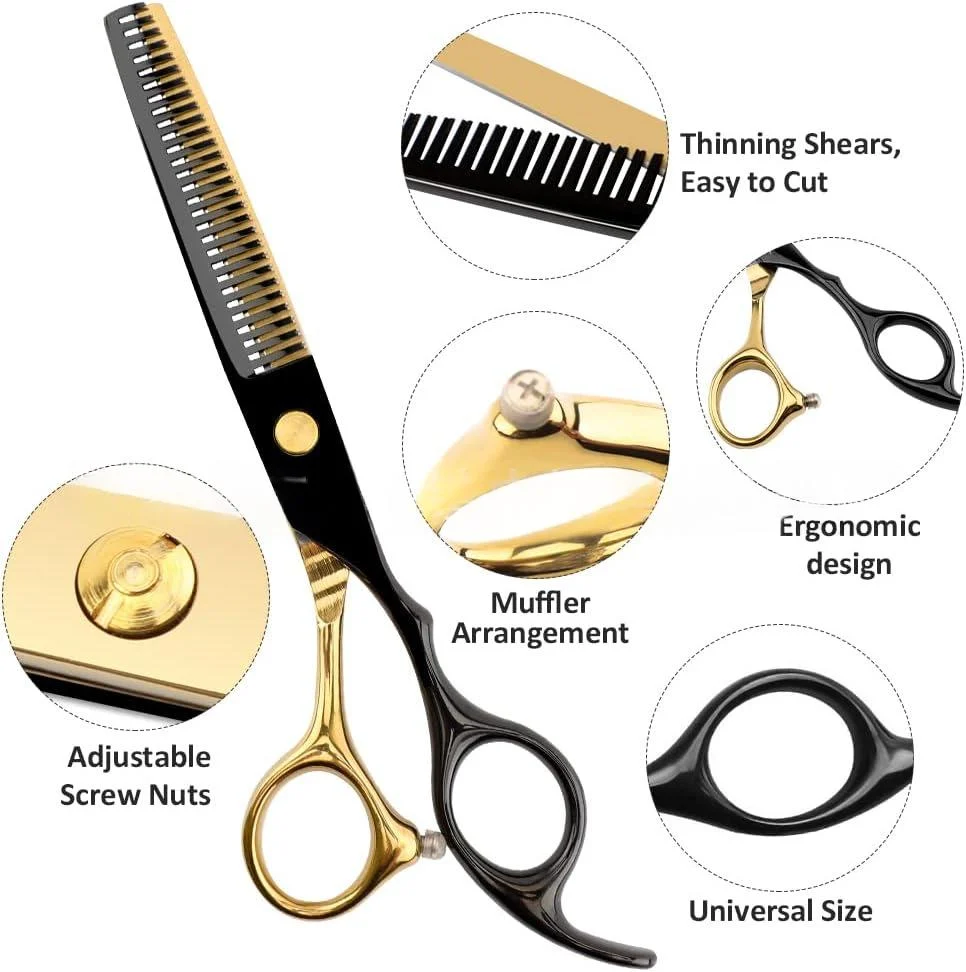 Black Gold Hairdressing Razor Barber Set — image 2