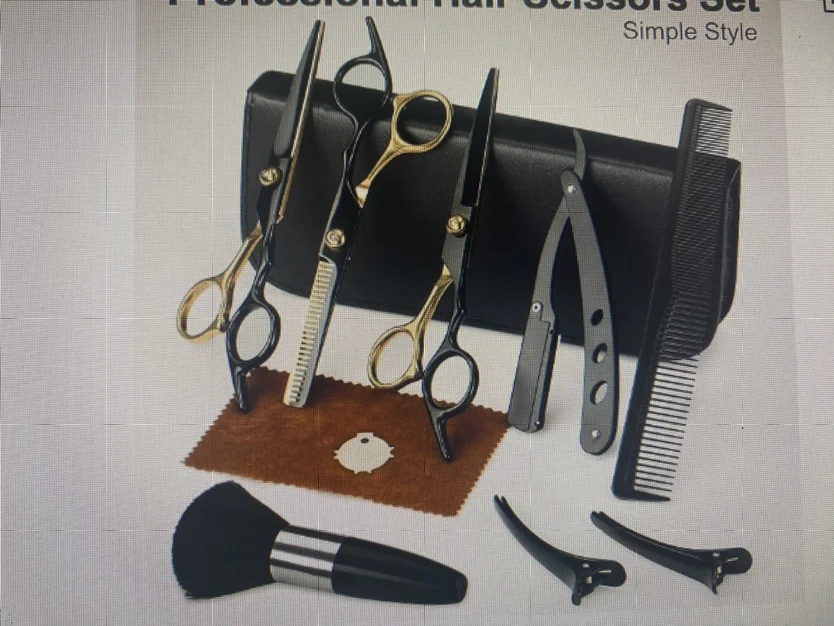 Black Gold Hairdressing Razor Barber Set — image 4