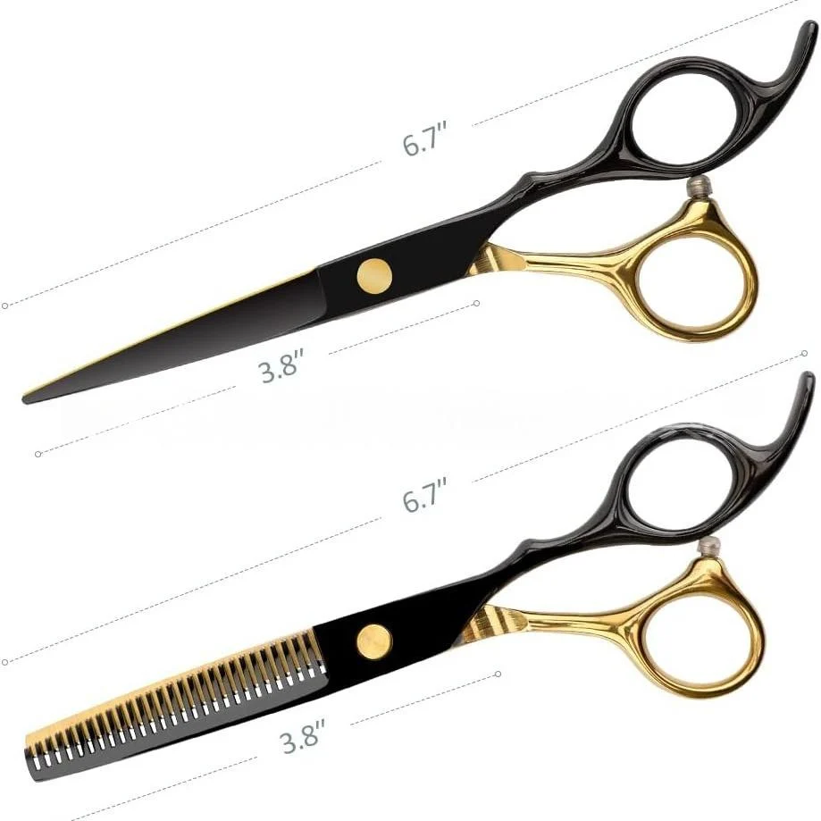 Black Gold Hairdressing Razor Barber Set — image 3