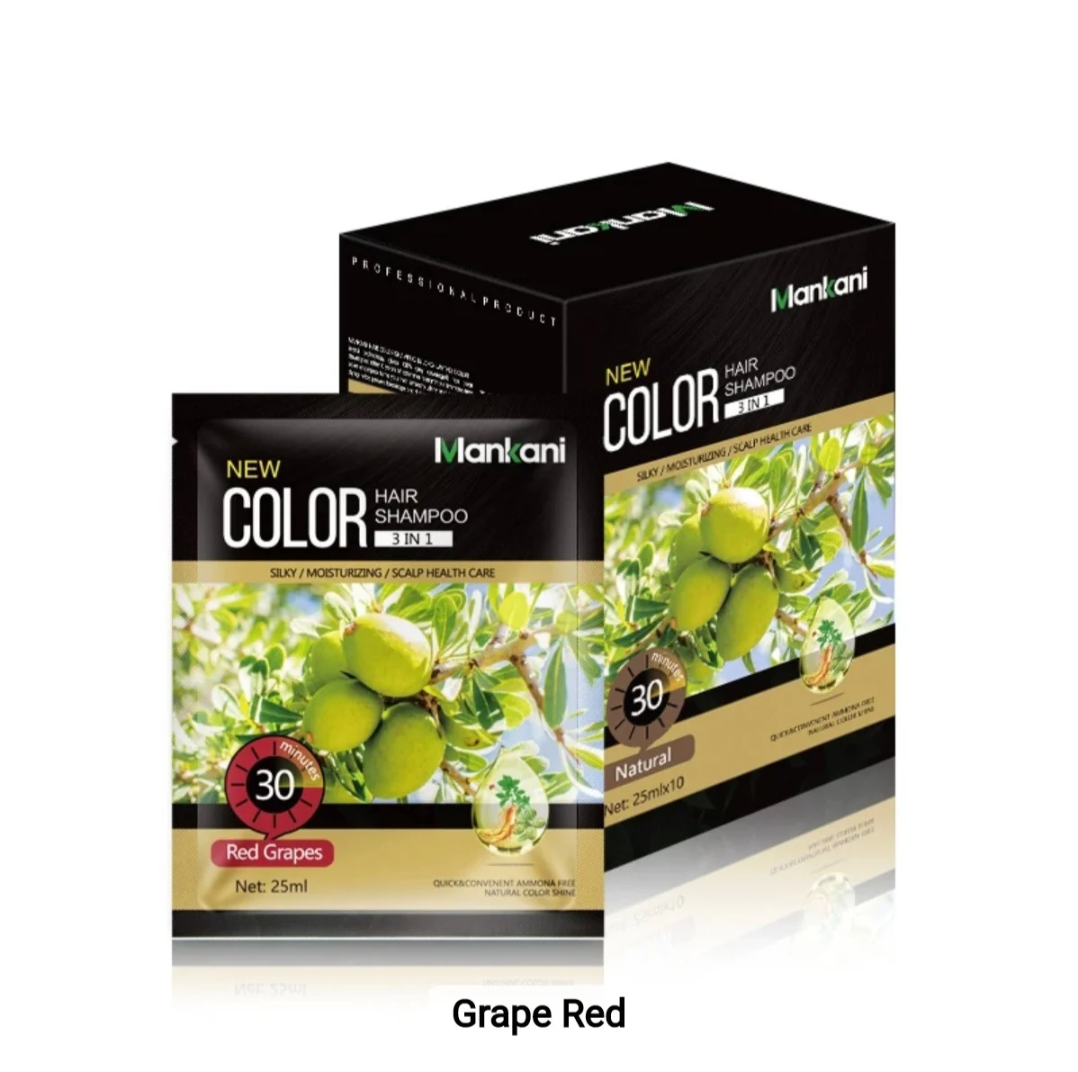 Black Hair Dye Shampoo Bubble Treatment Cream — image 1