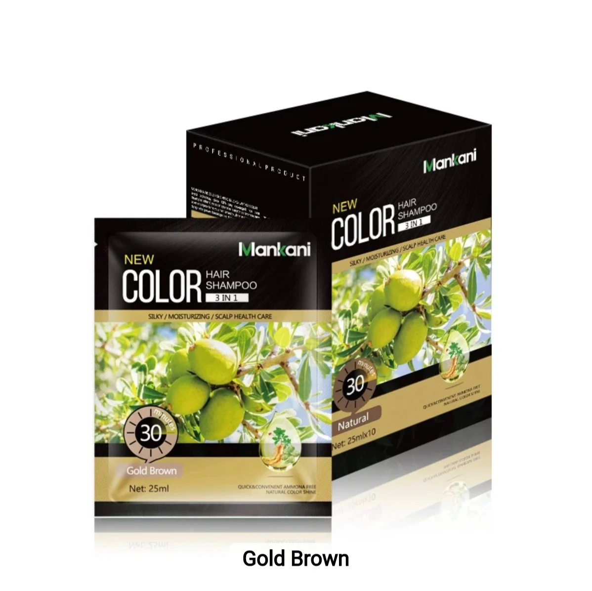 Black Hair Dye Shampoo Bubble Treatment Cream — image 8