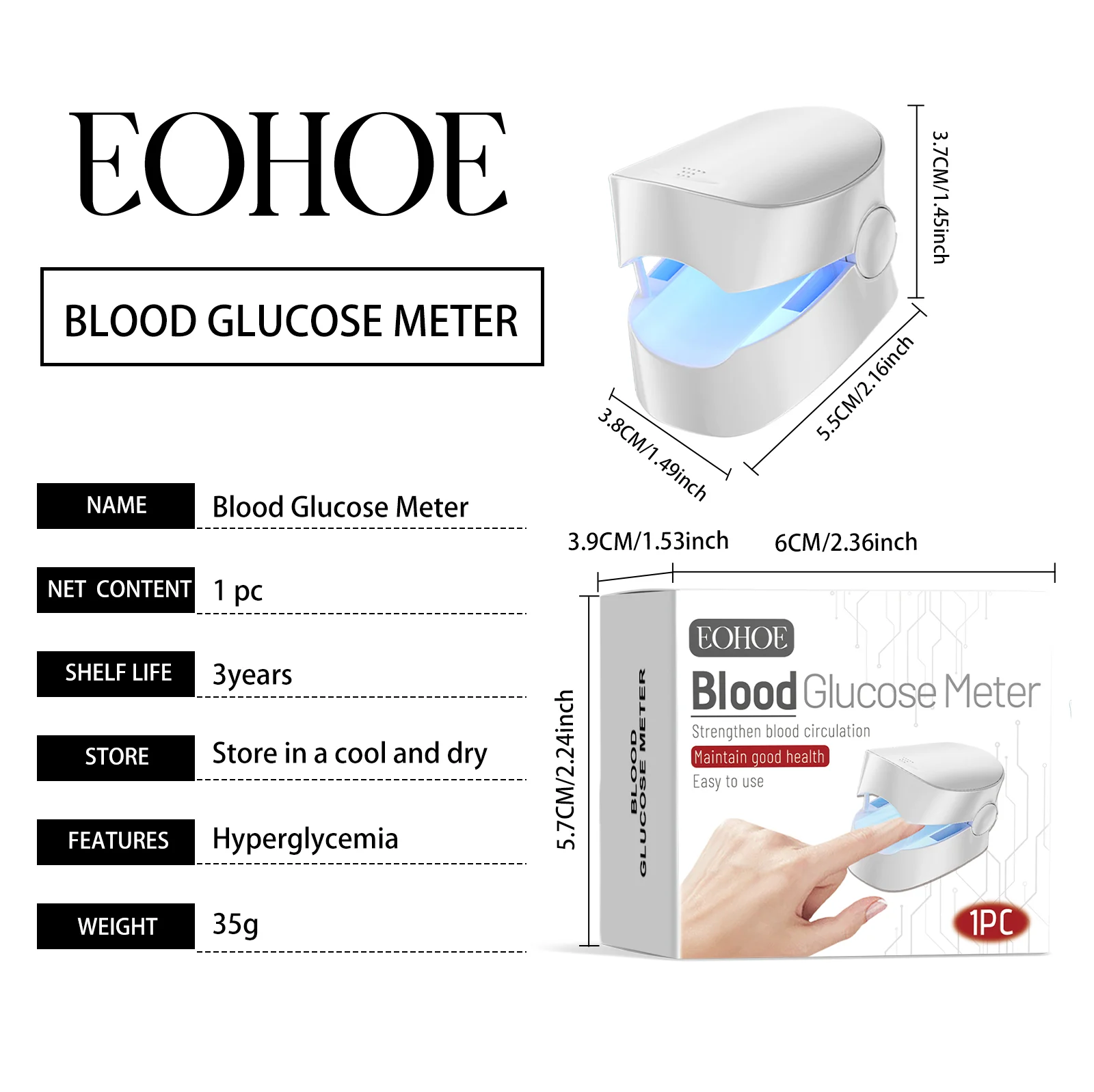 Blood Glucose Monitor 1pc 1 Box — image 5