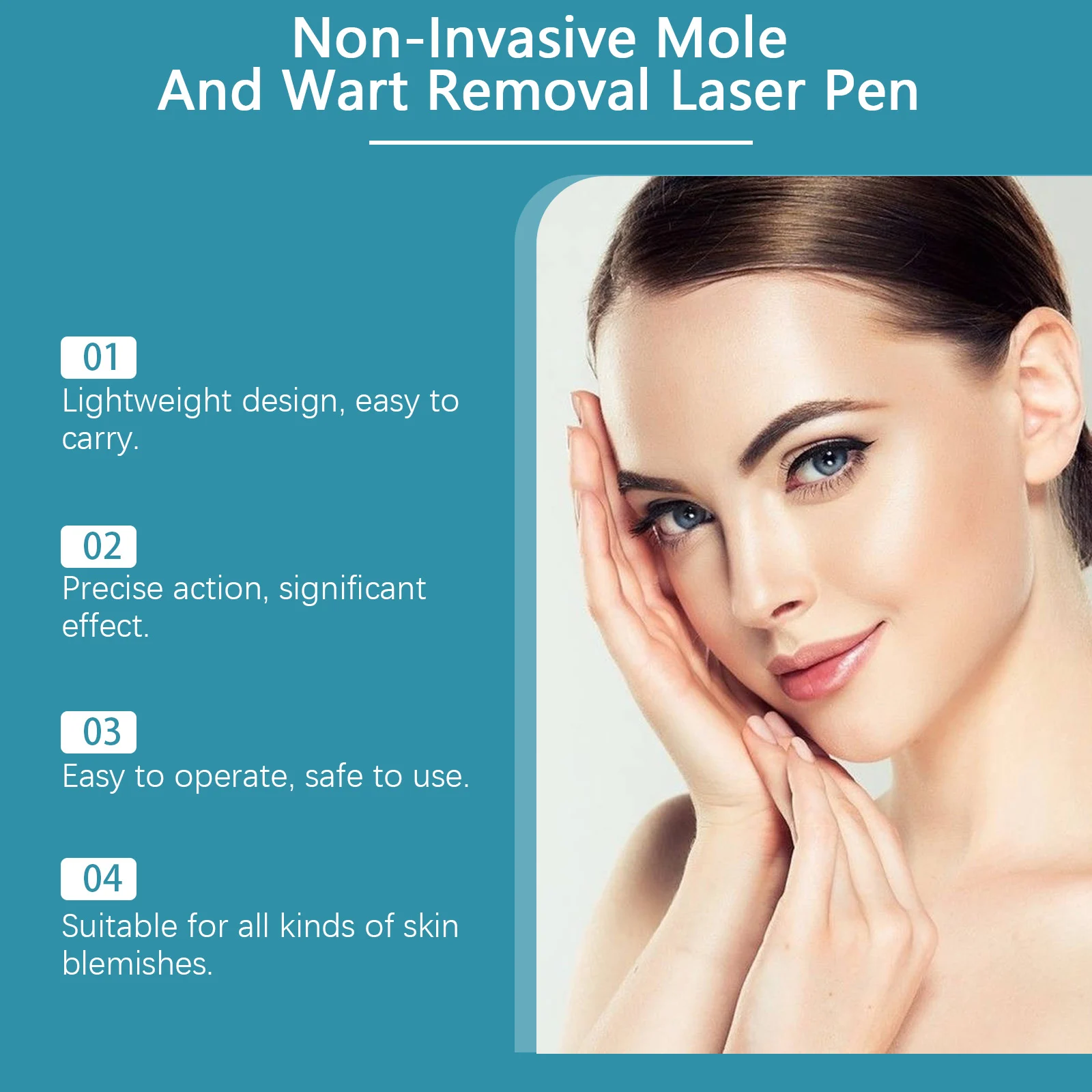 Blue Light Mole Removal Pen 1pc 1 Box — image 6