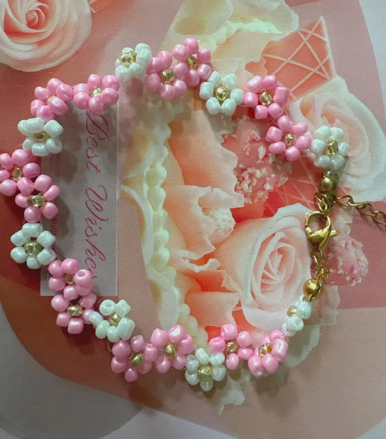 Bohemian-style Colorful Rice-bead Bracelet — image 5