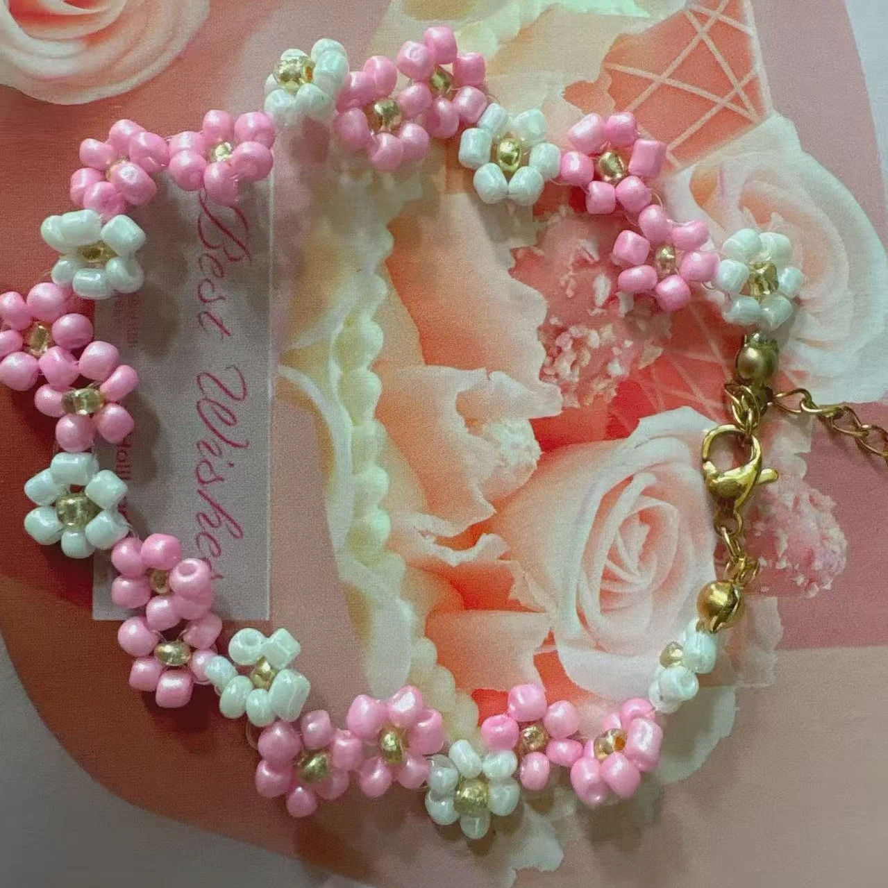 Bohemian-style Colorful Rice-bead Bracelet — image 3