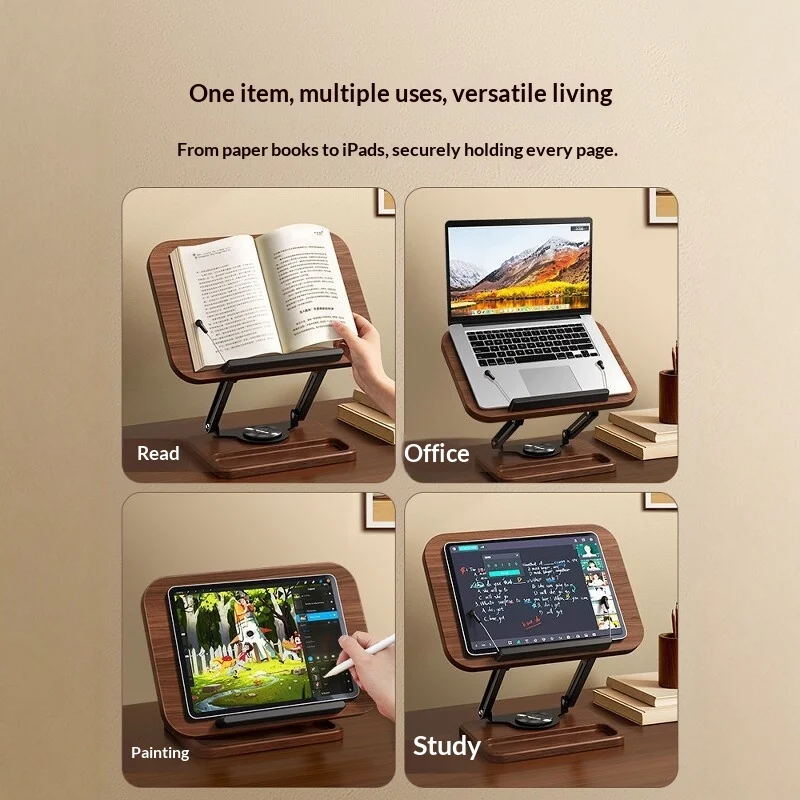 Book Clip And Bookend Reading Stand, Height-adjustable Extendable Model — image 6