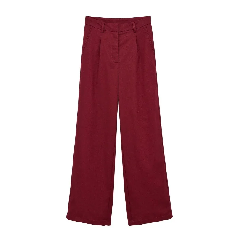 Bow-tie Lace-up Vest Top High-waisted Wide-leg Trousers — image 10
