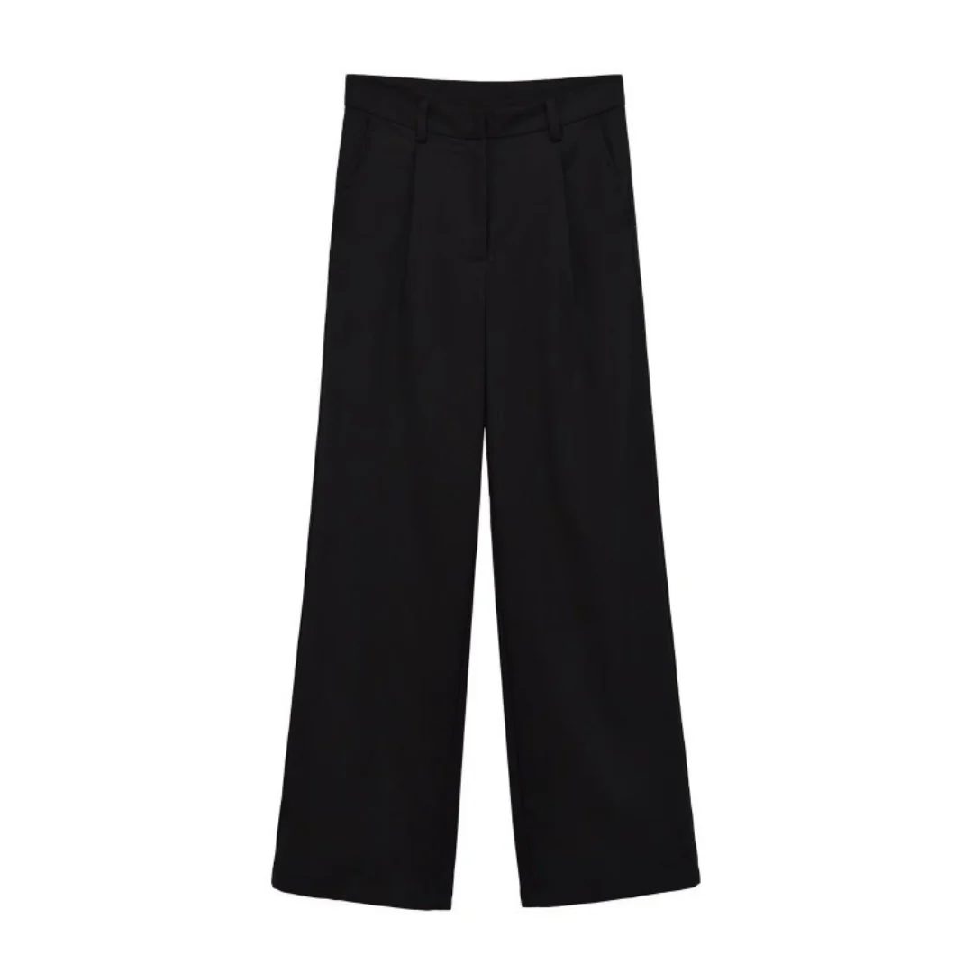 Bow-tie Lace-up Vest Top High-waisted Wide-leg Trousers — image 9