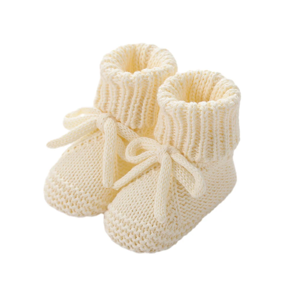 Bow-tie Strap Knitted Toddler Shoes — image 3