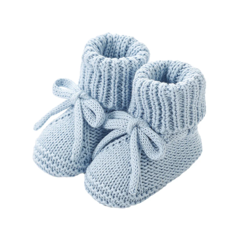 Bow-tie Strap Knitted Toddler Shoes — image 13