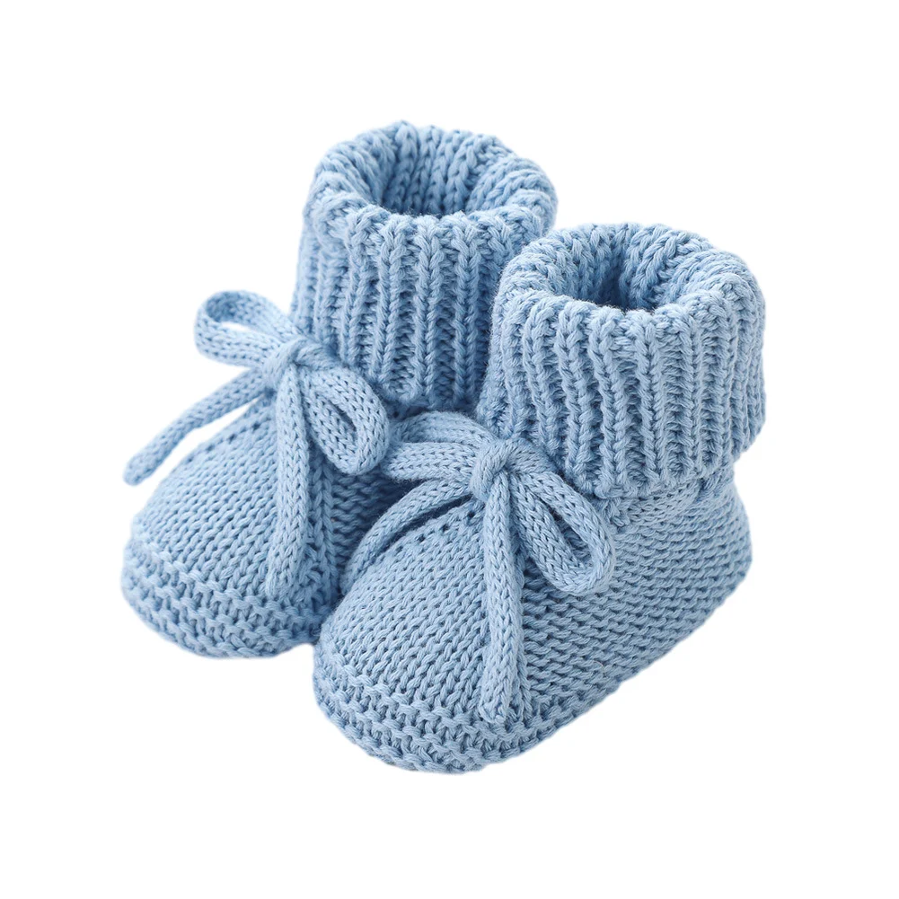 Bow-tie Strap Knitted Toddler Shoes — image 12