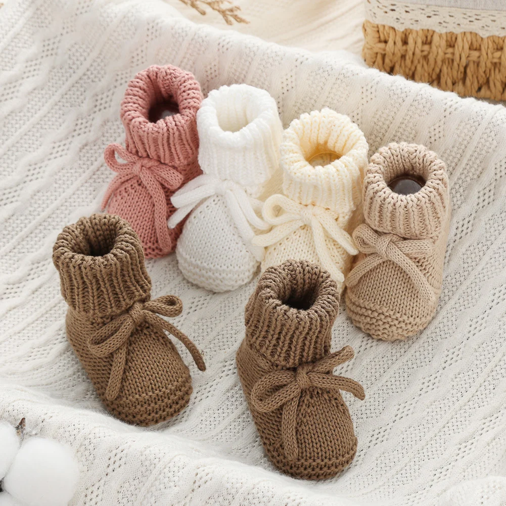 Bow-tie Strap Knitted Toddler Shoes — image 4