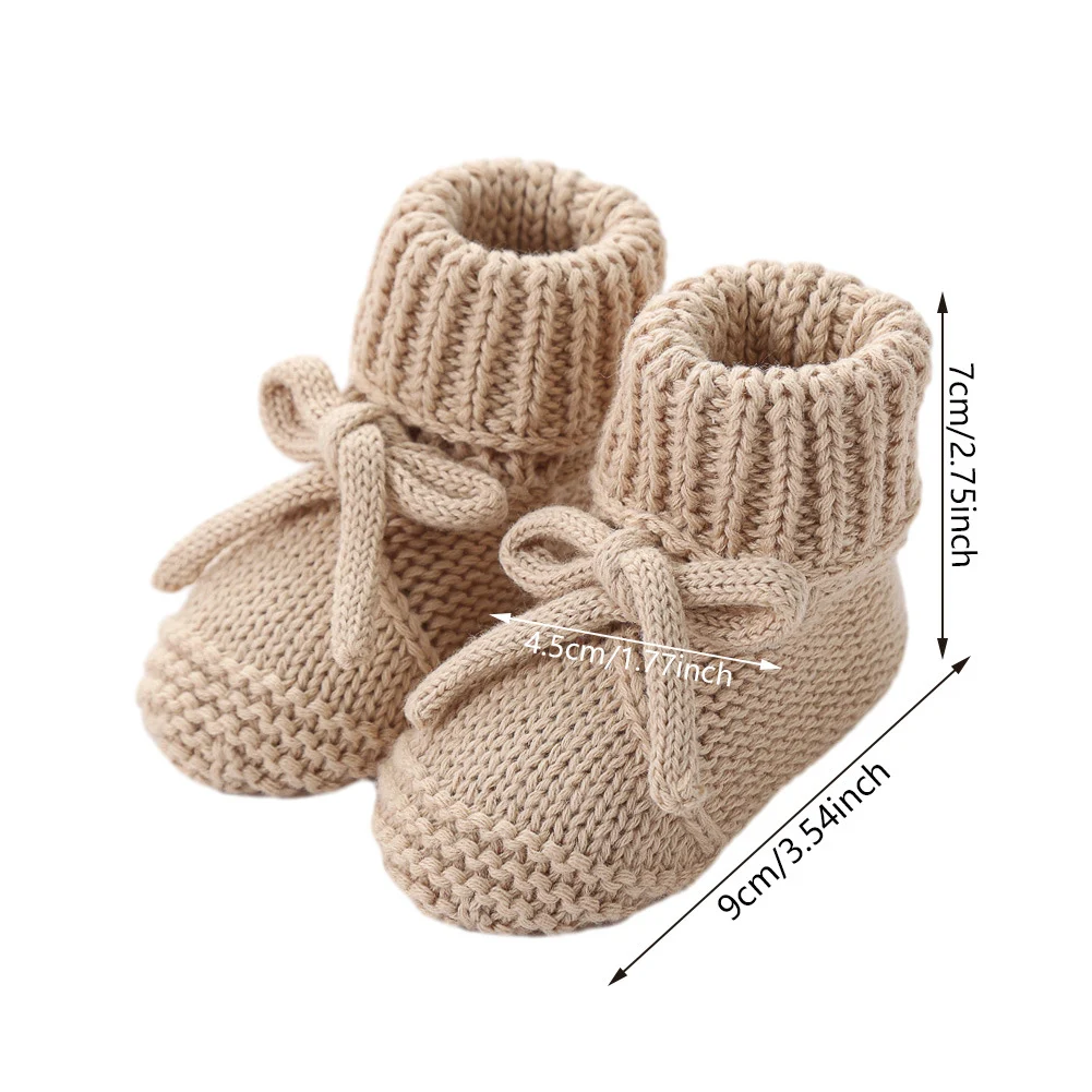 Bow-tie Strap Knitted Toddler Shoes — image 5