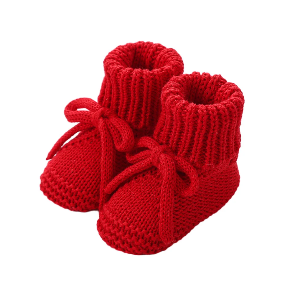 Bow-tie Strap Knitted Toddler Shoes — image 11