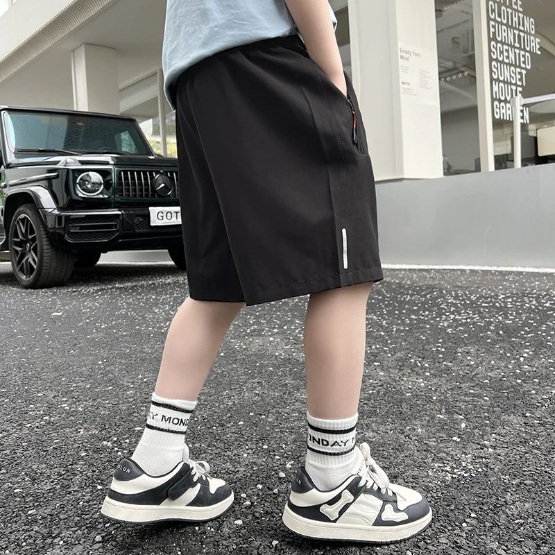 Boys Ice-silk Thin Fifth-length Shorts — image 5